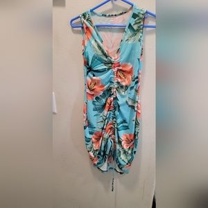 Unbranded tropical womens Sz XXS/ XS dress/ swim cover